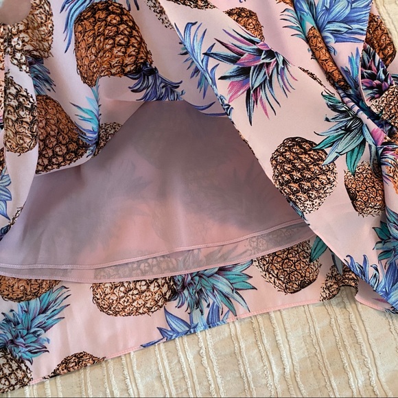 Buddy Love Pineapple Print Tunic Dress S/M - Picture 4 of 6